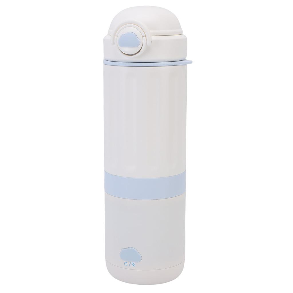 Reise-Wasserkocher Wiederaufladbar Tragbar 316 Edelstahl Auto-Heizbecher 500ML Schnellkochende Wasserflasche