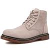 Large size men's retro fashion velvet thermal leather boots youth high-top lace-up outdoor casual Martin boots