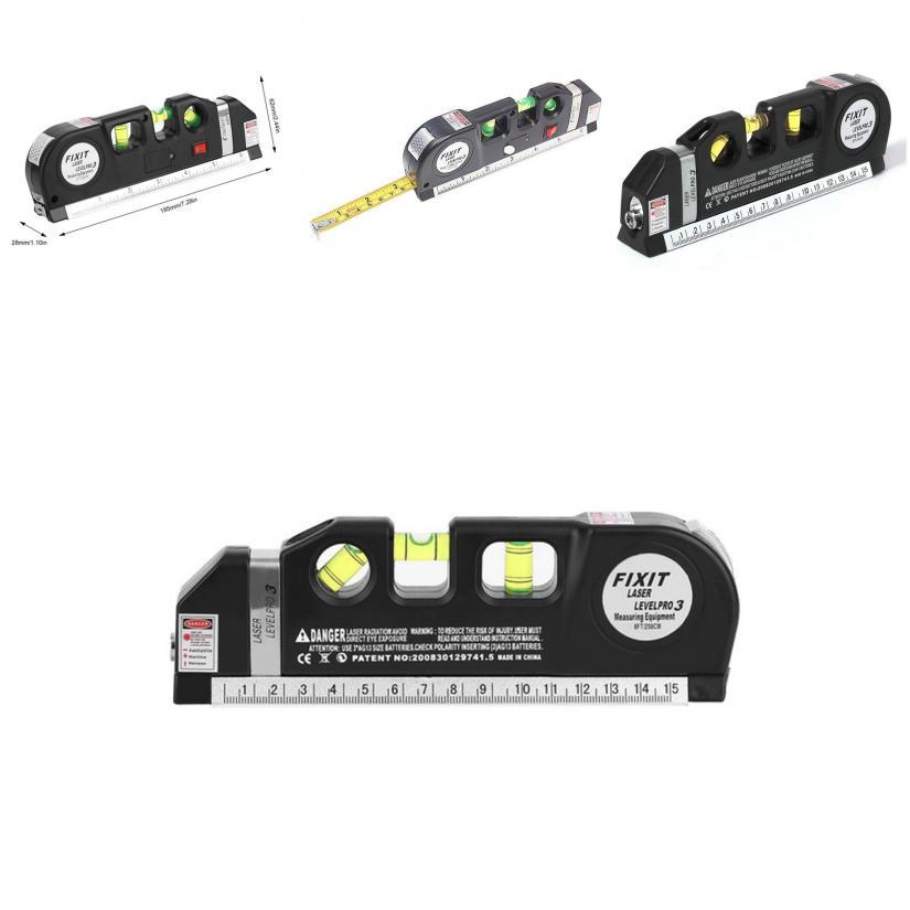 Vielseitiges und präzises Infrarot-Laserwasserwaage-Werkzeug mit Messgerät