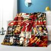 Cristiano Ronaldo Pattern Blanket for Home Decoration, Bed, Sofa, Car Travel, Camping, Suitable for All Seasons, Birthday Christmas Gift