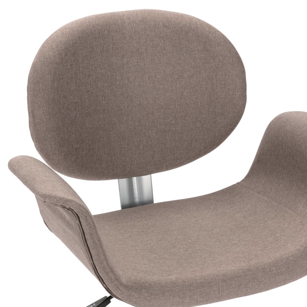 Dining Room Chair Swivel Taupe Fabric
