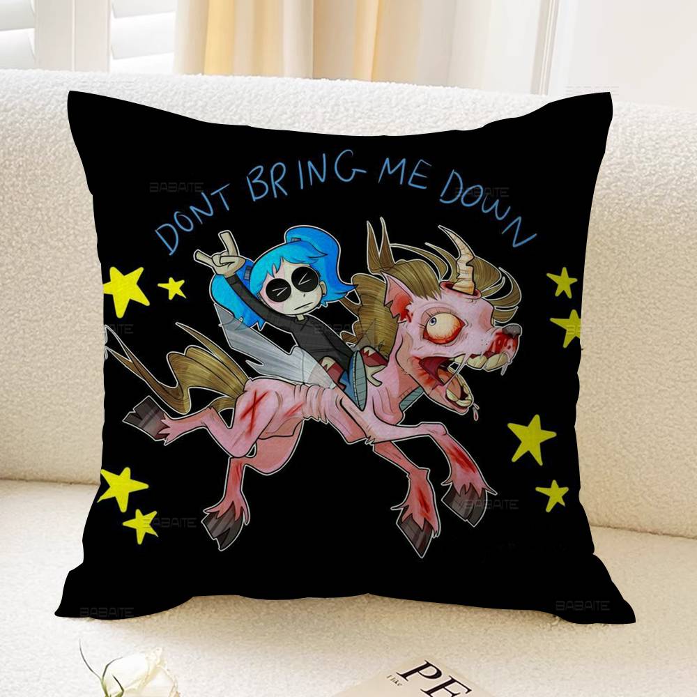 Sally Face Maple Design Cushion Cover Happy Autumn Harvest decor Holiday Decorati Pillow Cover