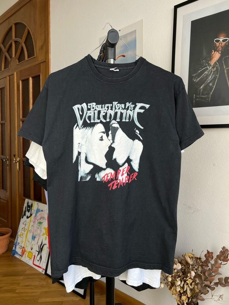 Bullet For My Valentine Tour Band Black Short Sleeve Unisex Tshirt KH12361 Unisex T-Shirt L
