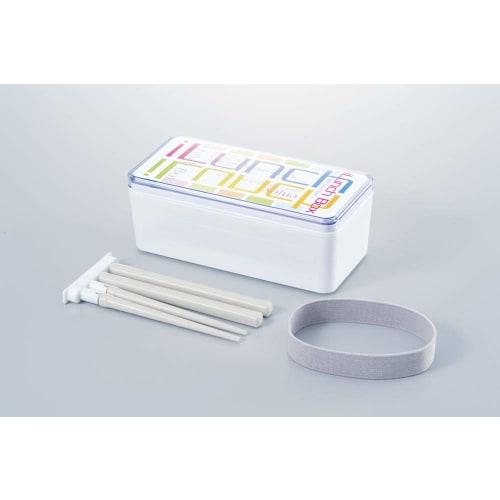 MI Creations White Lunch Box, Made In Japan (with Chopsticks)