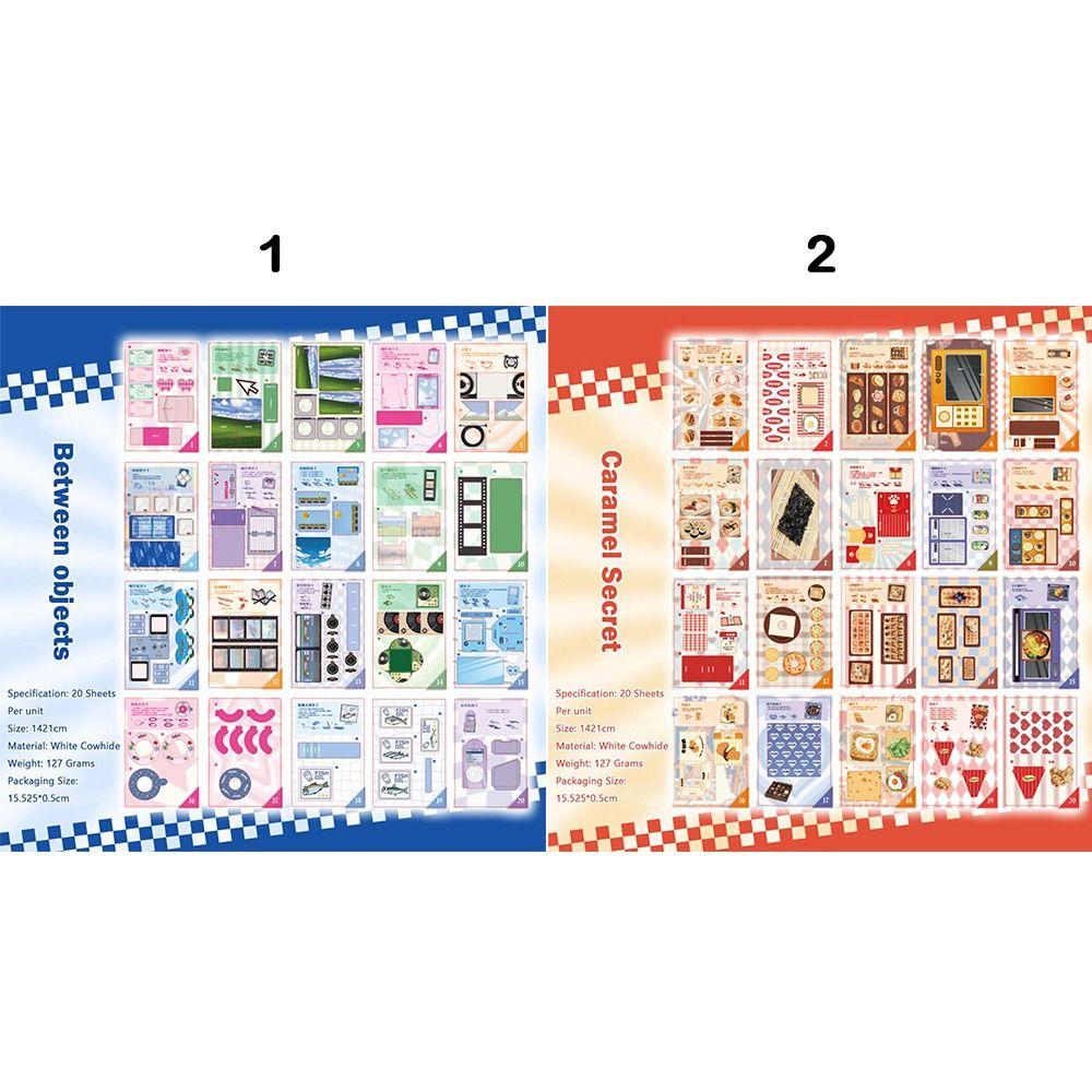 Creative No Cutting Required Creative Handmade Book Multicolor Paper DIY Quiet Book 16 Types 3D DIY Children's Scrapbook DIY