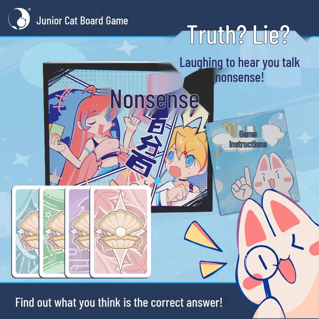 Nonsense Tabletop Card Game: Murder Mystery Logic for 4-8 Players