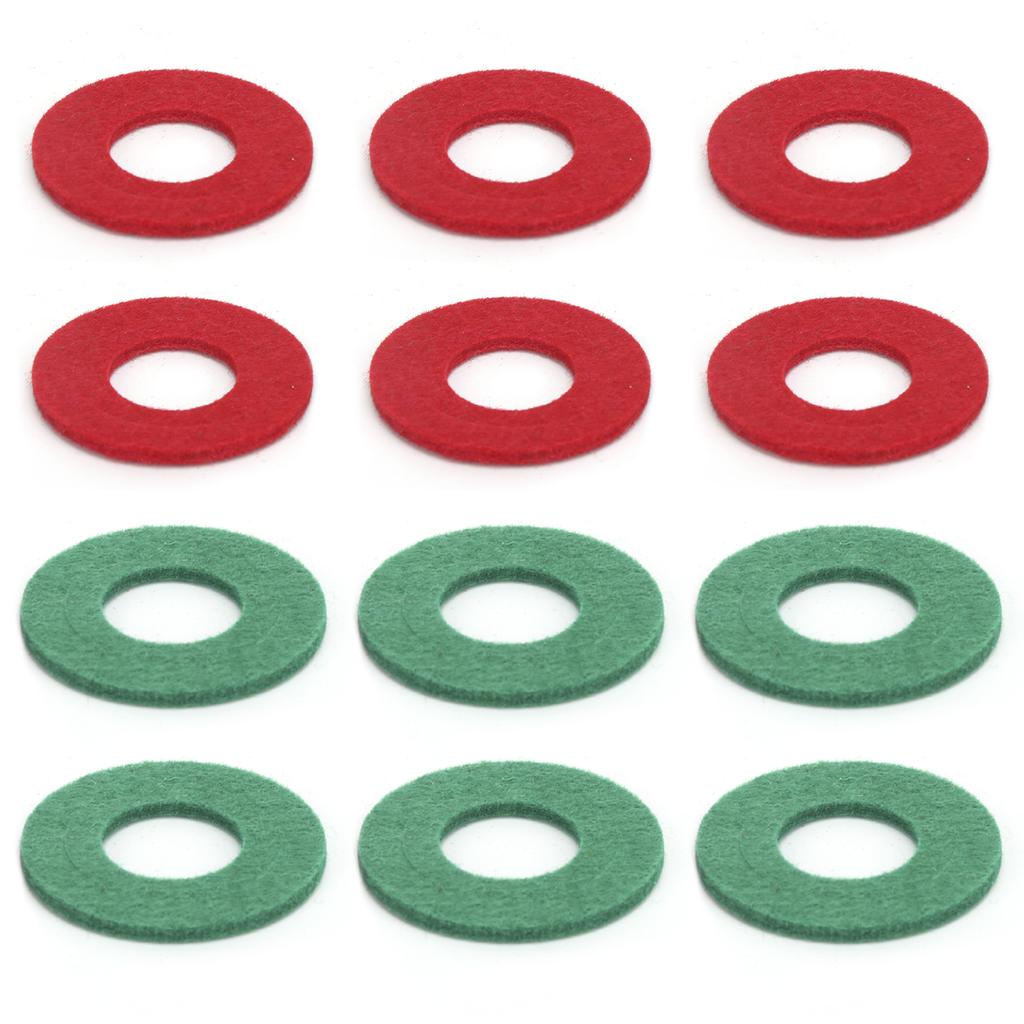 12pcs Battery Terminal Washer 6?Red 6?Green Anti Corrosion Protector Cable Protection Mat