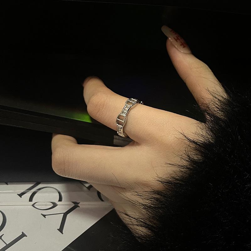 Cold Wind Personalized Ring Design Sense Niche Cold Wind Fashion Ring Opening Adjustable