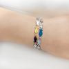 Creatief Ontwerp Vijf Kleine Visscholen Zwemmen Stroomopwaarts Inspirerend Koppel Ketting Armband voor Vrouwen Mannen Roestvrij Staal Sieraden