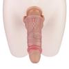 Male Penis Condom Soft Silicone Lengthen Enlarge Dildo Adult Sex Toys Gay Femdom Pegging Realistic Cock Strap On Dick