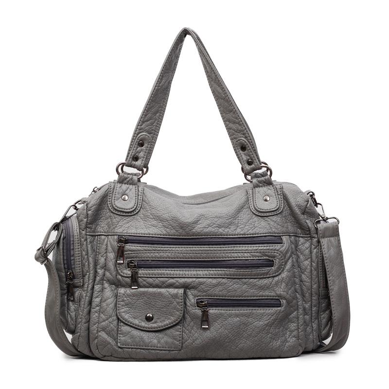 Новая короткая поездка чартерная мотоциклетная текстурированная сумка-тоут модная дорожная повседневная уличная съемка ретро винтажная на плечо плечевая сумка