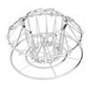 HandMade Coffee Filter Stand DripType 3Holes Foldable Stainless Steel CakeType Coffee Filter Holder(Silver )