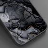 Black Marble Pattern Tempered Glass Black Phone Case For Samsung Galaxy S26 S25 S24 S23 Ultra Plus FE Shockproof Cover