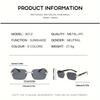New Frameless Wood Grain Temple Edge Glasses for Men and Women Fashionable Eyewear
