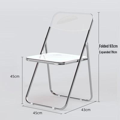 Transparent Acrylic Makeup Chair