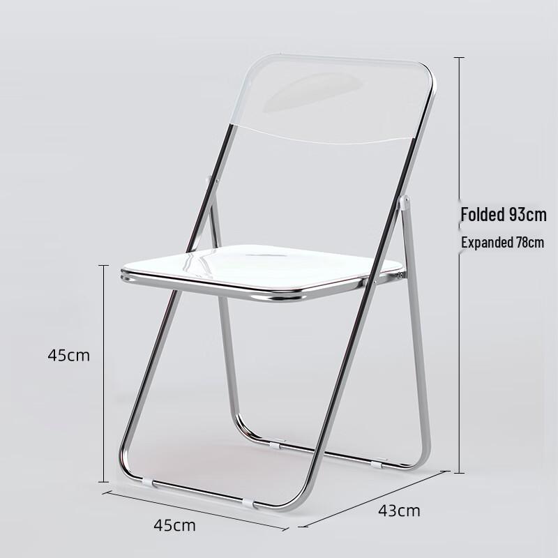 Transparent Acrylic Vanity Chair