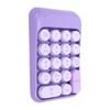 Wireless Number Pad 18 Key 2.4G Numeric Keypad Financial Accounting Numpad Keyboard for Home Business Work Purple