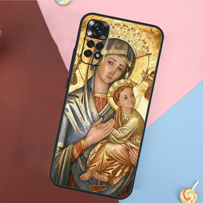 Virgin Mary Cover For Xiaomi Redmi Note 14 13 12 9 10 11 Pro 9S 10S 11S 12S Redmi 14C 10C 12C 13C Case
