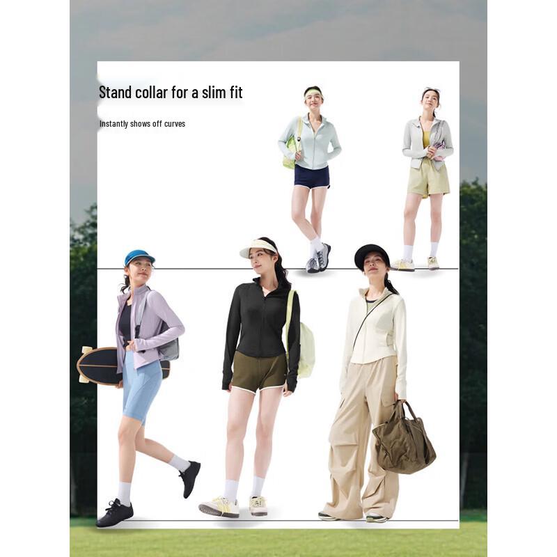 beneunder Women's Short Slim Fit Cool-Touch Sun Protection Jacket AL819