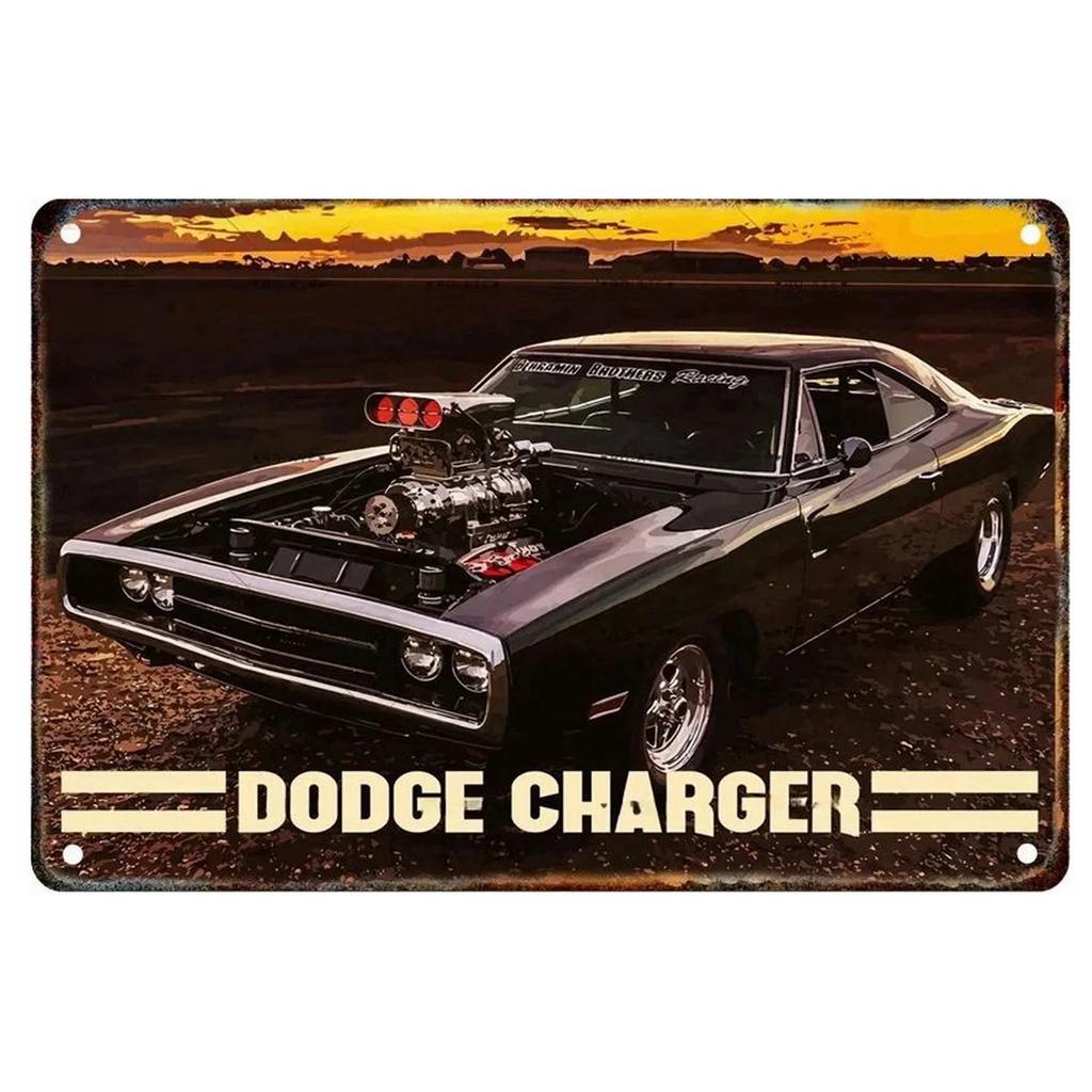 Vintage Metal Tin Signs Classic Car Wall Posters Plate Wall Decor for Home Garden Bars Man Cave Cafe Clubs Retro Posters Plaque