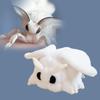 White Big Eye Moth Plush Toy Cute Fluffy Animal Soft Velvet Wings Insect Plushie Birthday Xmas Gift for Bug Lovers