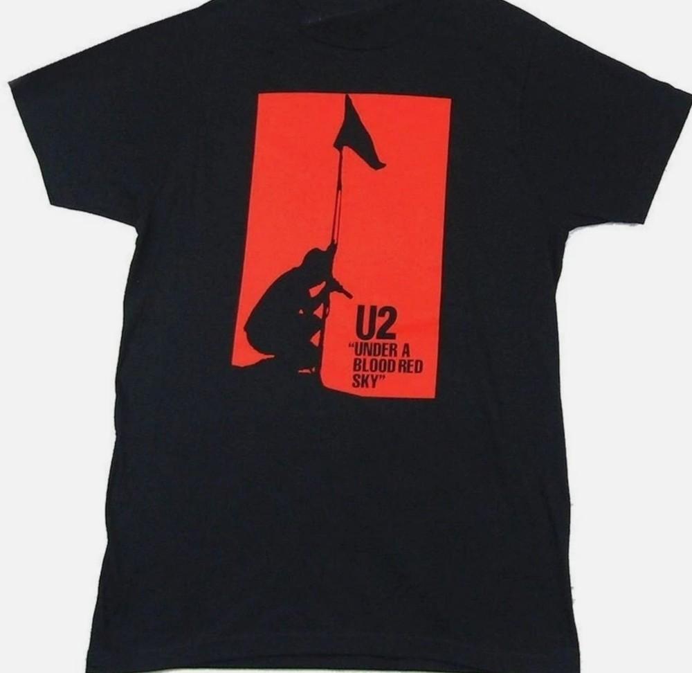 

U2 T-Shirt - Blood Red Sky, graphic t-shirt, gift for rock fan 3XL