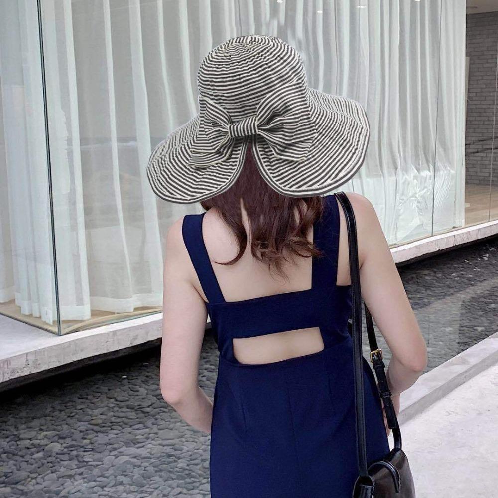 

Anti-Sun Bucket Hat Bowknot Beach Hat New Fisherman Hat Gift рожевий
