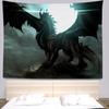 Fierce Dragon Hanging Cloth Office Living Room Tapestry Home Wall Decoration Tapestry