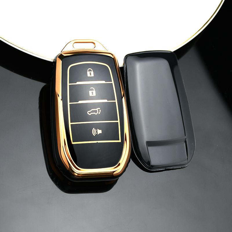 2/3/4 tasten Fernbedienung Schlüssel Fall Abdeckung Shell Fob Für Toyota Fortuner Rav4 Highlander Yaris Auris Camry land Cruiser Prado 150 Mark X Venza