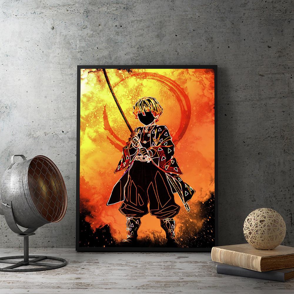 Watercolor Canvas Painting Posters and Prints Wall Art Pictures for Living Room Decoration No Frame