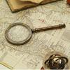 10.16 Cm Brass Magnifying Glass In Leather Case Classic-Style Magnifier for Desk, Gifts, or Collectors Birthday Gift