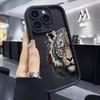 Intricate Tiger Head with Roses Phone Case For iPhone 17 Pro Max 16E 15 Pro 14 13 12 11 Mini AIR XS XR XS 8Plus Flexible Anti Sc