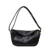 Textured casual bag large capacity fashionable versatile single shoulder messenger bag dumpling bag