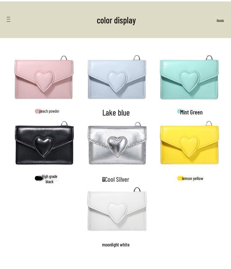 Heart-Shaped Car Key Card Holder for Xiaomi, Tesla, BMW, Xiaopeng, and Zeekr