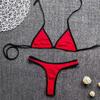 Evropské a americké vícebarevné sexy bikiny bez zad
