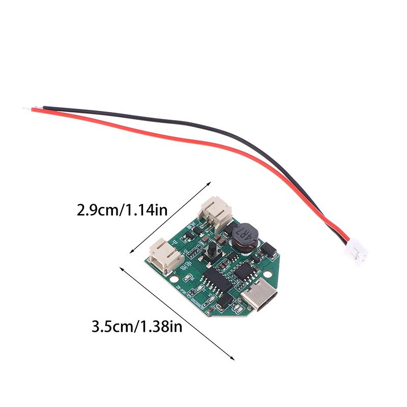 

3-Speed Stepless Speed Type-C Micro USB Charging Fan Drive Module 9V Mini Table Handheld Fan Circuit PCB Fan Control Board