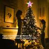 15cm Christmas Tree Decoration Stars Warm White Lights Home Room Decor LED Shining Lamp Xmas Festival