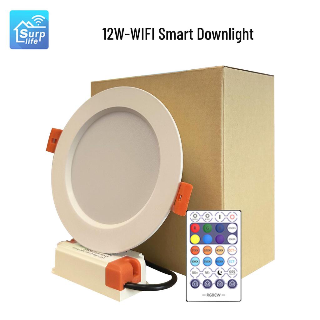 Smart Bluetooth MESH Downlight 9W/12W with App-Controlled Wireless Dimming