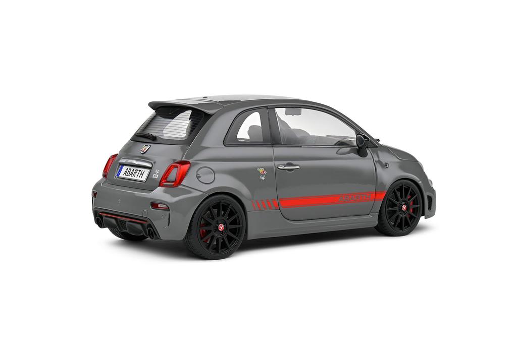 Solido Fiat Abarth Diecast Car Scale Fiat 695 Abarth XSR Edition Yamaha 2022 S1811302 1/18 (Record Grey)