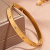 Hot-selling titanium steel bracelet, girls' high-end sense of fashion, popular light luxury in Europe and the United States, Gypsy star love diamond 