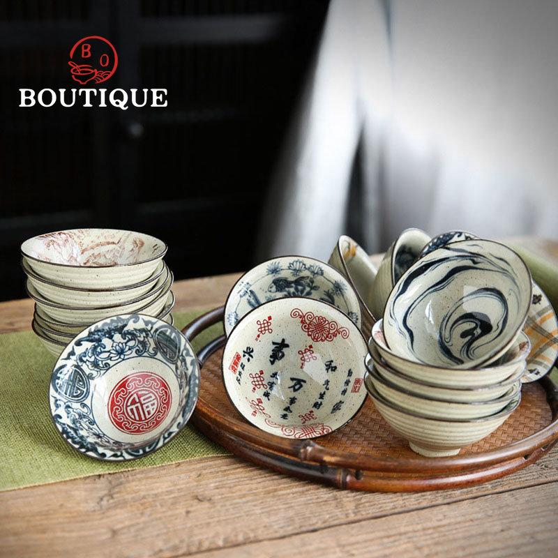 1 PCS Antike Teetasse aus Porzellan mit Pflanzenasche, Reise-Teeschale aus Keramik, Anti-Skalierung, handgefertigt, kegelförmiger Becher, Retro-Meditationsbecher, Teeservice