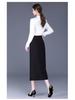 Women's Irregular Slit Pencil Skirt for Spring & Autumn – New Style Professional Straight Skirt