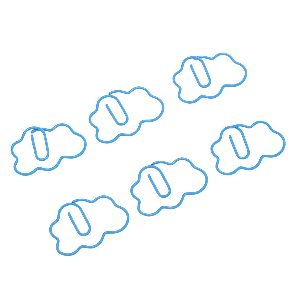 100 Pcs   Shaped Paper Clips Cute Fun Decorative Iron Bookmarks Planner Clips with Transparent Box for Study Work