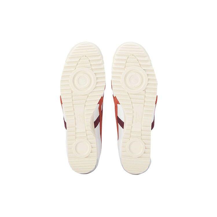 ONITSUKA TIGER Limber 66 Prestige Bequem Langlebig Niedrig geschnitten Laufschuhe Damen Sneaker Weiß Rot 1182A096-102