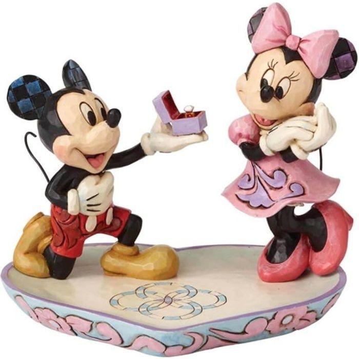 Figurine - Disney - Mickey Et Minnie Mouse 'A Magical Moment' - Blanc - Traditions De Disney