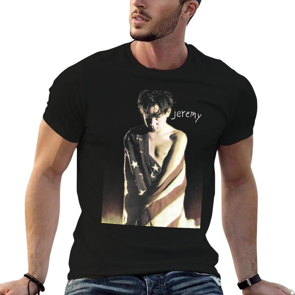 Jeremy T-Shirt Black Cotton T-shirt Plain for Man Package Man T Shirt Heavy Cotton T Shirts for