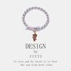Boyfriend Exclusive Small Rubber Band Handmade Woven Hand Strap Couple Leather Case Hair Band for Girlfriends Headband Bracelet Dual-Use