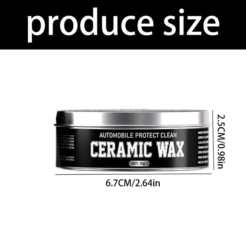 Premium Ceramic Car Polish Wax For Automotive Paint Restores Shine Provides Coating Professional Detailing Coating Wax