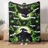Halloween Night Silhouette Blanket Soft Throw Blanket For Home Bedroom Bed Sofa Travel Office Solid Christmas Blanket