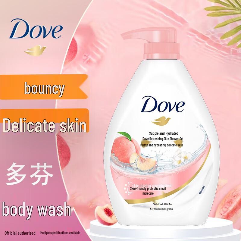 Dove Освежающий гель для душа Упругость и Увлажнение